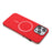 BINFEN COLOR For iPhone 15 Pro Case  BF40 Compatible with MagSafe Electroplated PU + TPU Phone Back Cover - Red - 3