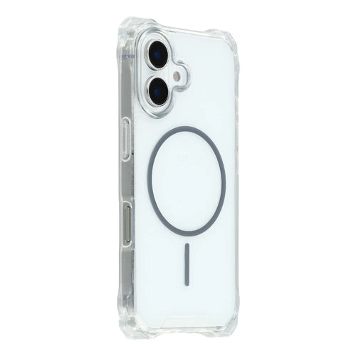 For iPhone 16 Magnetic Case Drop-Proof TPU + PC Phone Back Cover - Green - 1
