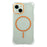 For iPhone 14 Magnetic Case Drop-Proof TPU + PC Phone Back Cover - Orange - 3