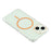 For iPhone 14 Magnetic Case Drop-Proof TPU + PC Phone Back Cover - Orange - 5