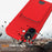 For iPhone 17 Case Liquid Silicone Card Holder Back Phone Cover with Lanyard - Red - 2
