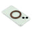 For iPhone 15 Magnetic Case Ring Kickstand TPU + PC Phone Cover with Lanyard - Brown - 7
