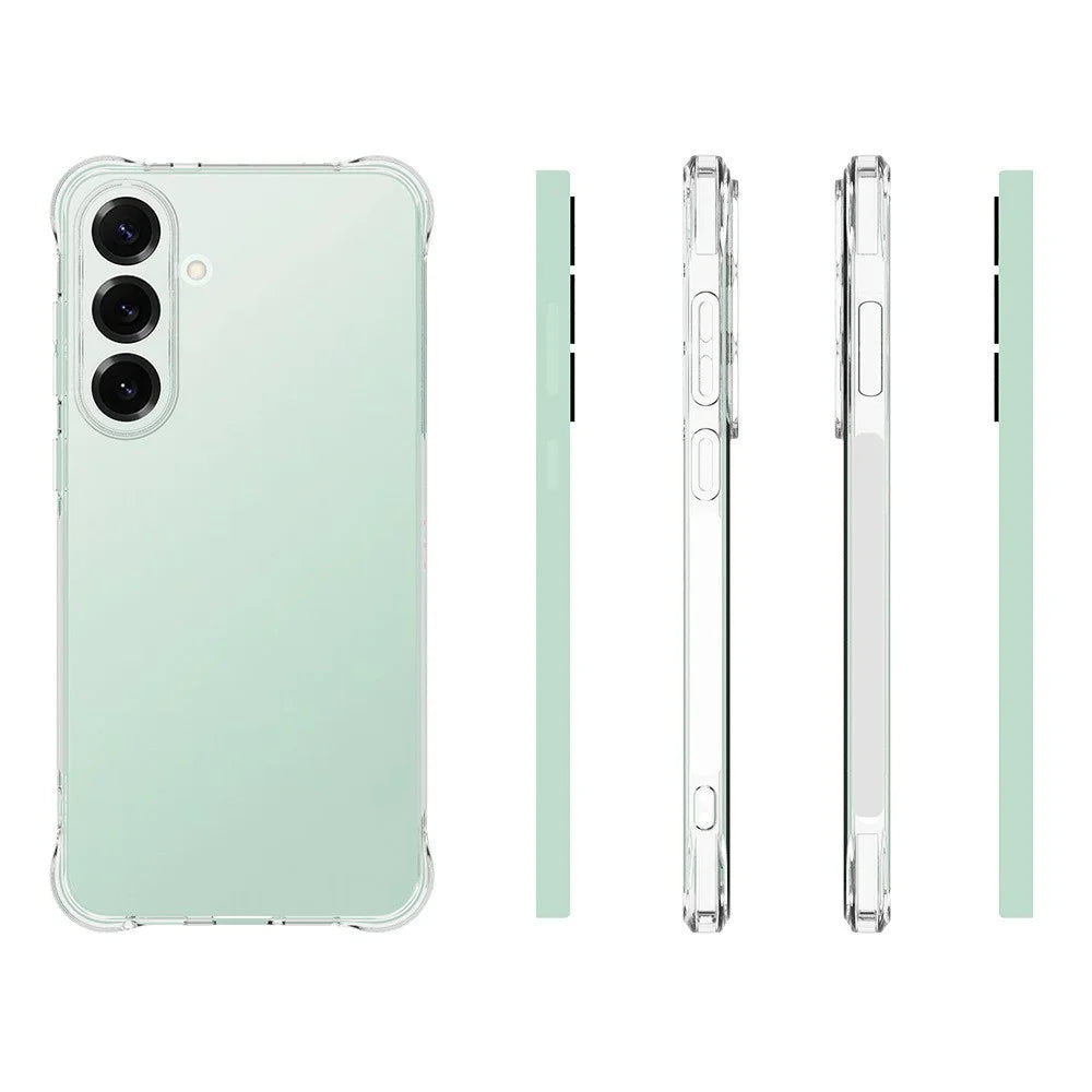 For Samsung Galaxy S25 FE TPU Phone Case Non Slip Transparent Mobile Phone Cover - 5