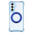 For Samsung Galaxy A16 5G  /  4G Magnetic Case Ring Kickstand TPU + PC Phone Cover - Blue - 1