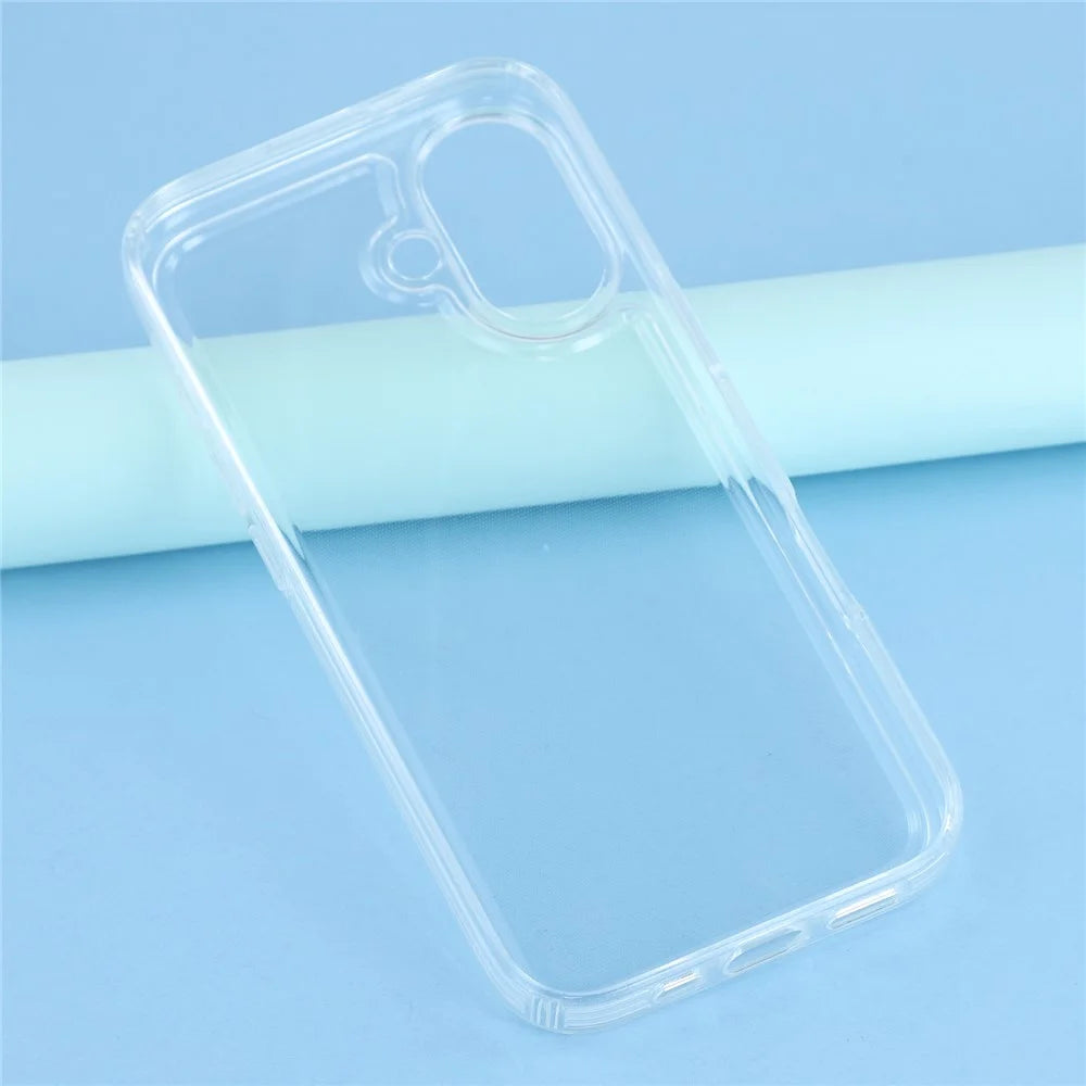 For iPhone 17 Case HD Clear Soft TPU Phone Back Cover Airbag Protection - 4