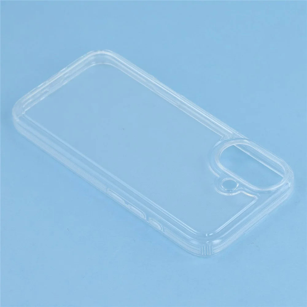 For iPhone 17 Case HD Clear Soft TPU Phone Back Cover Airbag Protection - 5