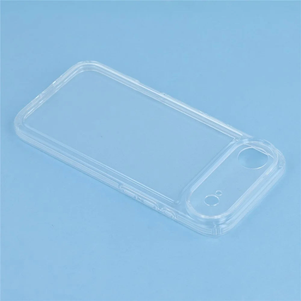 For iPhone Air Case HD Clear Soft TPU Phone Back Cover Airbag Protection - 5