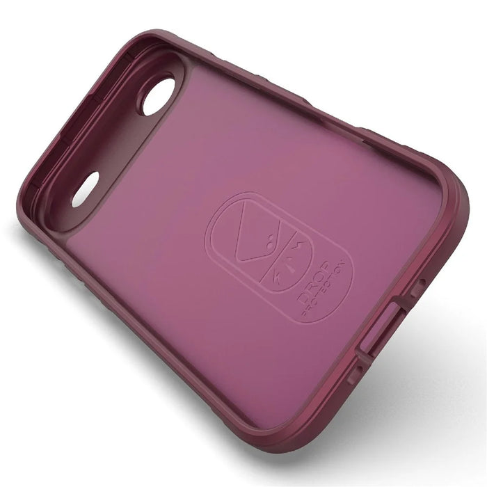 For iPhone Air Case Anti-Drop Soft TPU Rugged Phone Back Cover - Wine Red - 3