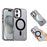 IMAK For iPhone 16 Case Compatible with MagSafe Candy Color Anti Drop TPU + PET Back Cover - Black - 2