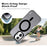 IMAK For iPhone 16 Case Compatible with MagSafe Candy Color Anti Drop TPU + PET Back Cover - Black - 4