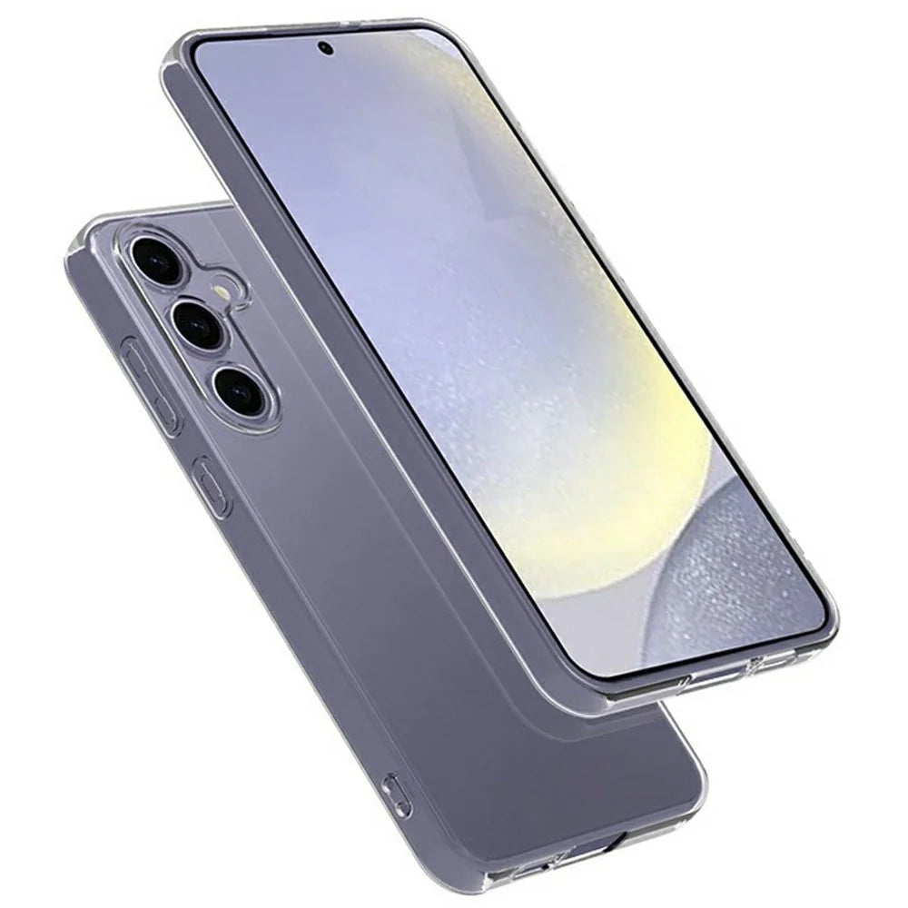 For Samsung Galaxy S25 FE Back Cover Ultra Thin Flexible TPU Clear Phone Case - 2