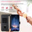 For iPhone 17 Case Bowknot Decor Wallet Leather Phone Cover with Wrist Strap - Black - 4