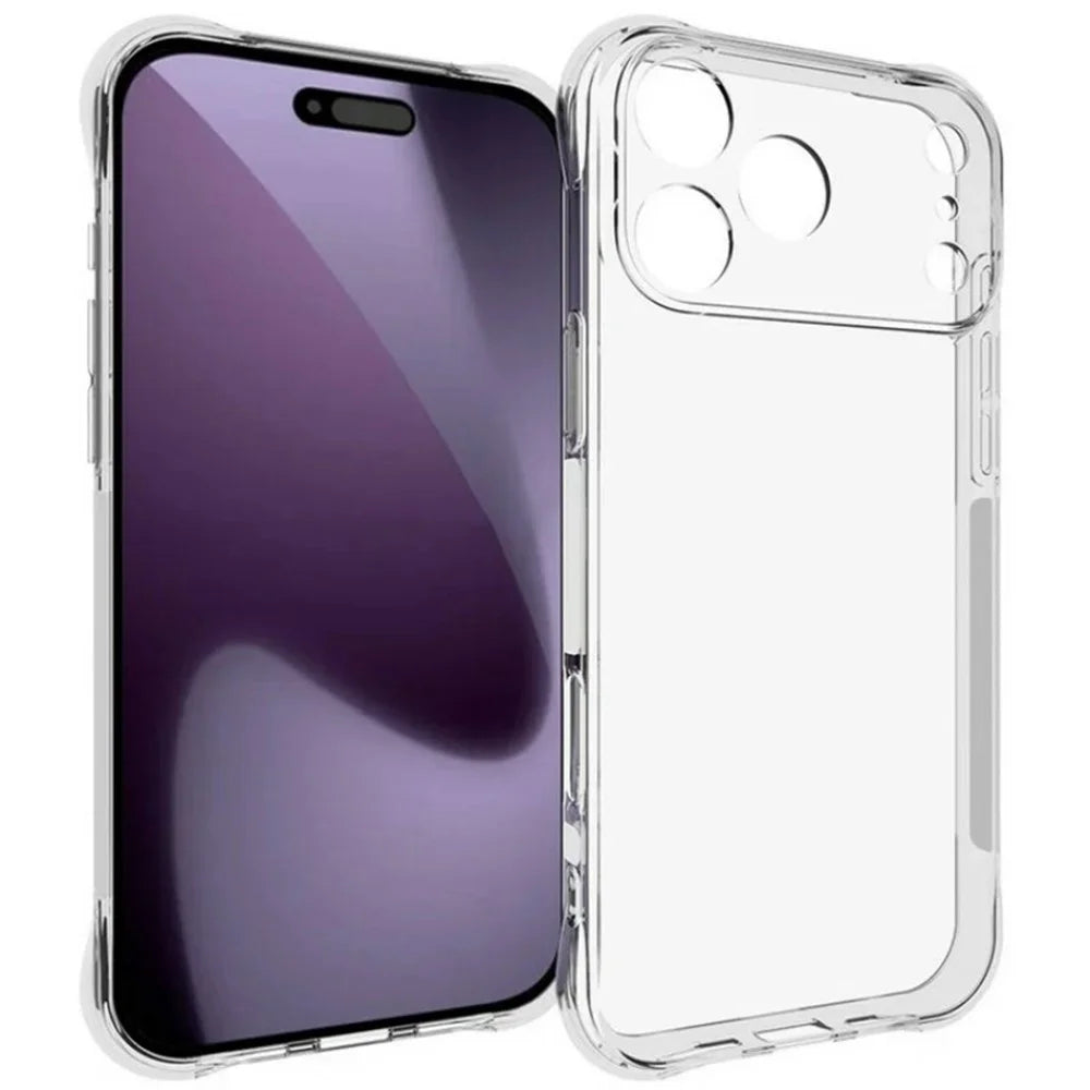 TYMEI For iPhone 18 Pro / 17  Pro Case Four Corner Shockproof 1.5mm Clear Phone Cover - 1