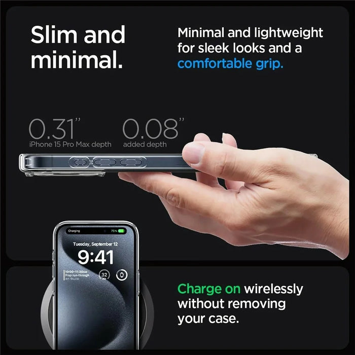SHANWO For iPhone 17 Pro Max Clear Phone Case 1.5mm Shockproof TPU Mobile Back Cover - 2