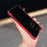 For Samsung Galaxy S25  /  S24 Magnetic Case Electroplated 2.0mm Acrylic TPU Phone Back Cover - Red - 5