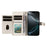 For iPhone 16 Pro Max Wallet Case with Straps, Rhombus Leather Stand Phone Cover - White - 2