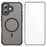 WANLONFENG FD Series For iPhone 17 Magnetic Case with Screen Film, Skin Touch TPU + PC Phone Back Cover - Black - 1