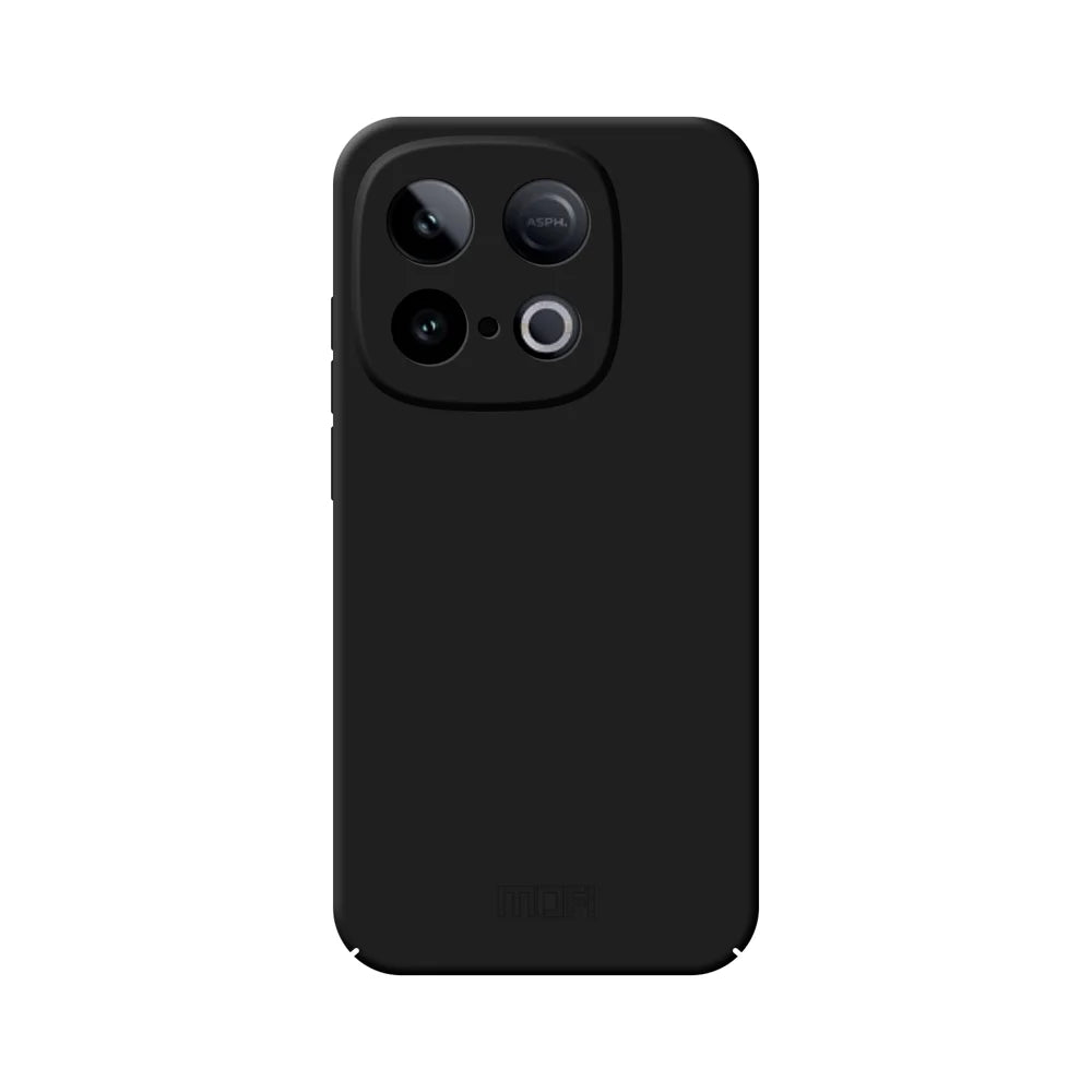 MOFI For vivo iQOO Z10 Turbo 5G Phone Case  JK Qin Series Skin-Touch Matte Anti-fingerprint Back Cover - Black - 1