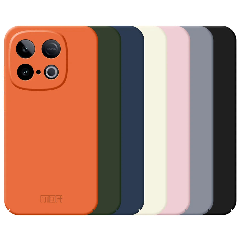 MOFI For vivo iQOO Z10 Turbo 5G Phone Case  JK Qin Series Skin-Touch Matte Anti-fingerprint Back Cover - Black - 4