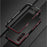 For Sony Xperia 1 VII Bumper Case Metal Frame Phone Cover with Camera Lens Guard - Black / Red - 2