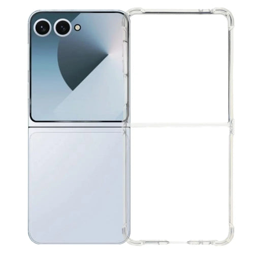 For Samsung Galaxy Z Flip7 5G Case Crystal Clear TPU Phone Cover with Reinforced Corner - 1