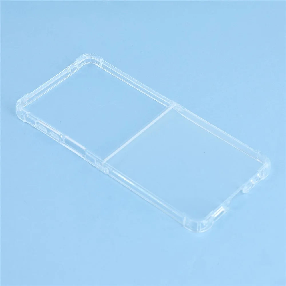 For Samsung Galaxy Z Flip7 5G Case Crystal Clear TPU Phone Cover with Reinforced Corner - 6