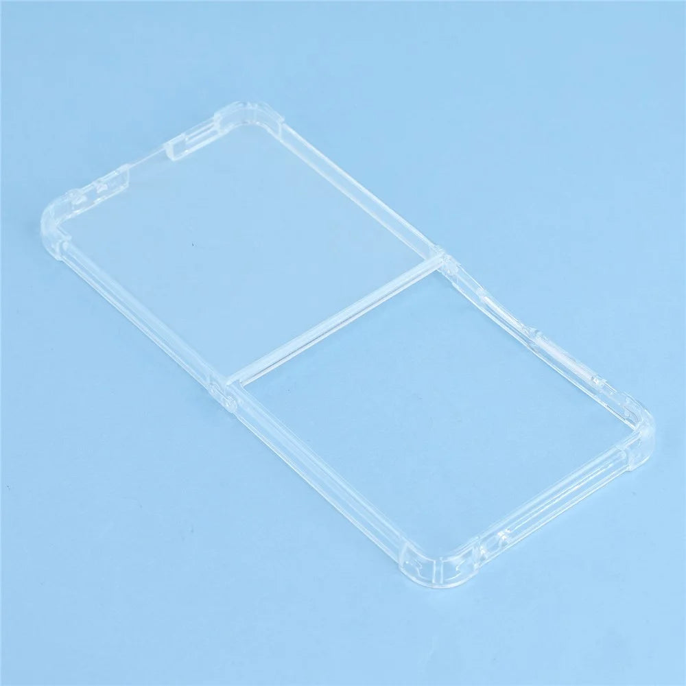 For Samsung Galaxy Z Flip7 5G Case Crystal Clear TPU Phone Cover with Reinforced Corner - 7