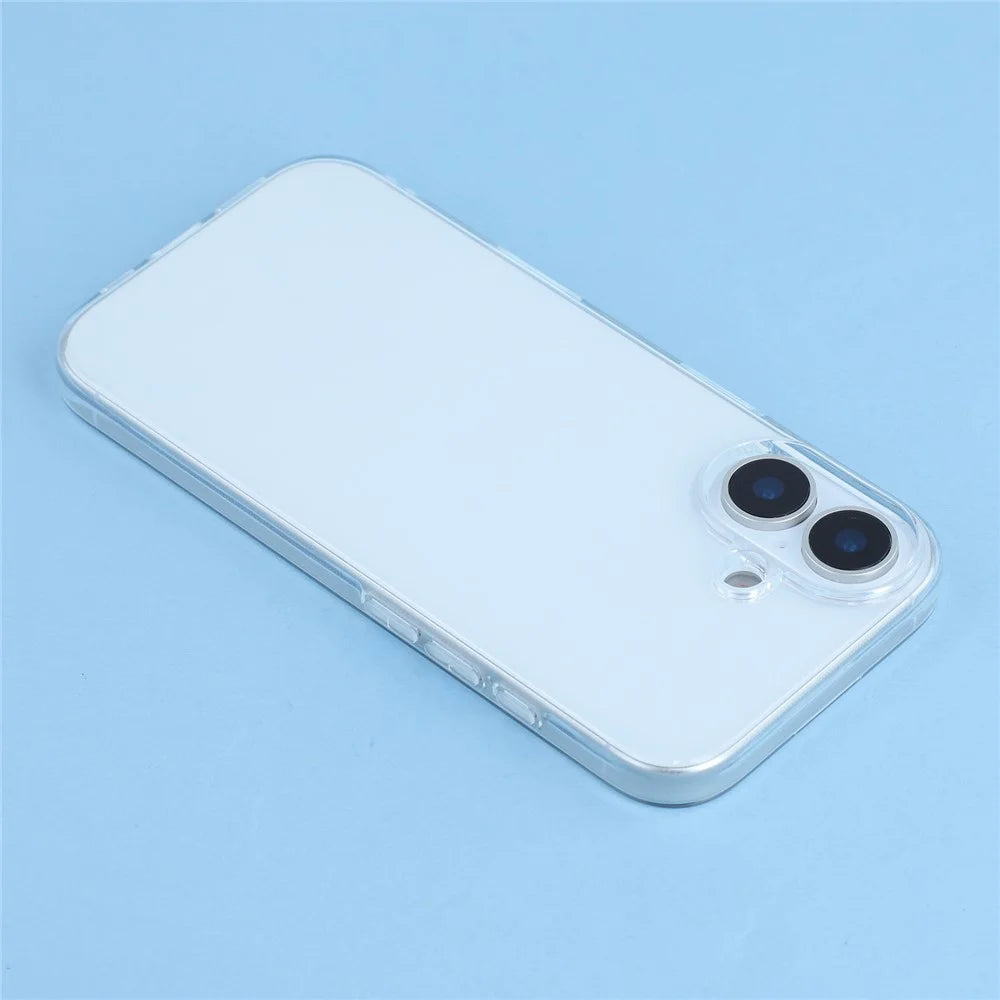 For iPhone 17 Case Watermark-Free 2.0mm Clear Phone TPU Cover - 5