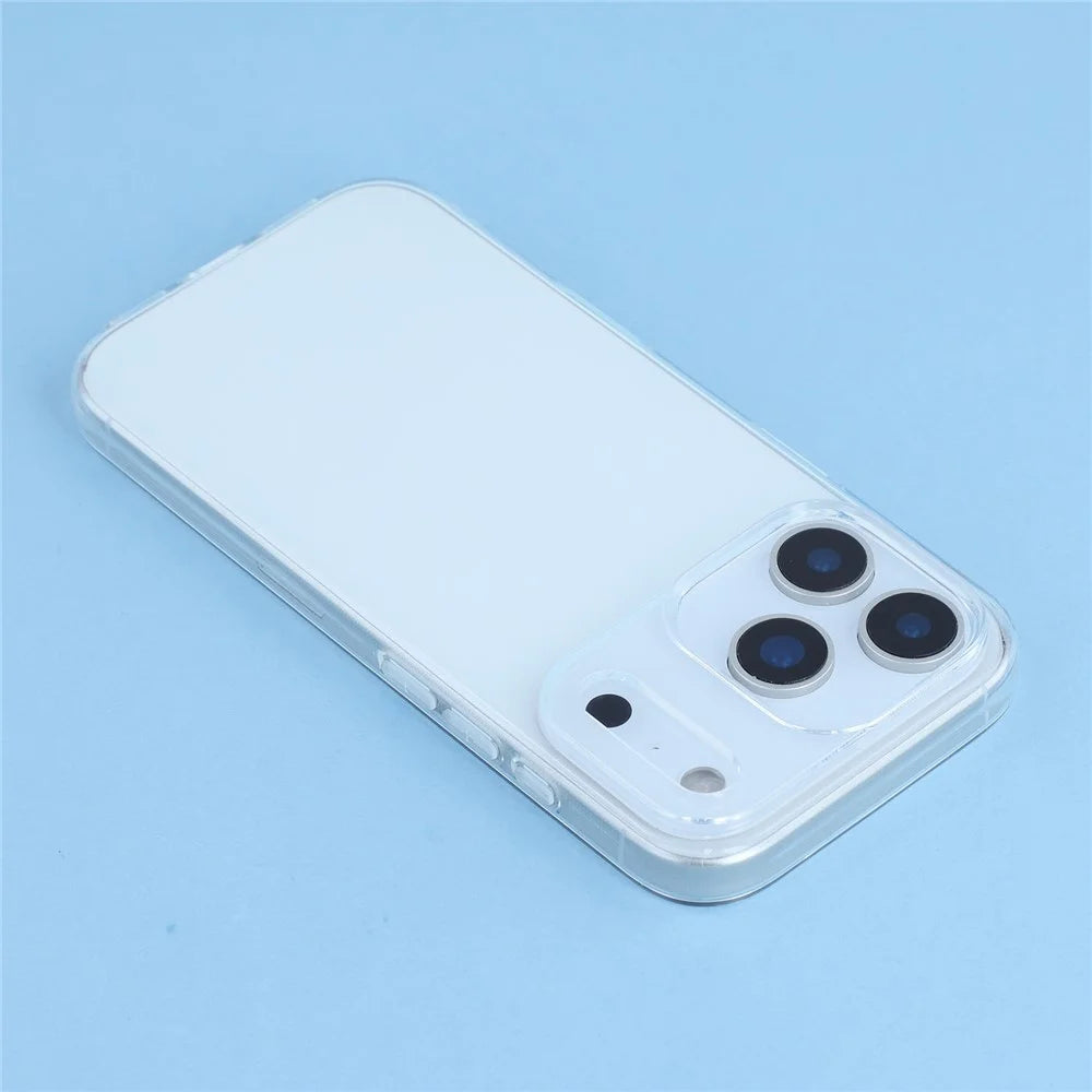 For iPhone 18 Pro Max / 17 Pro Max Case Watermark-Free 2.0mm Clear Phone TPU Cover - 5