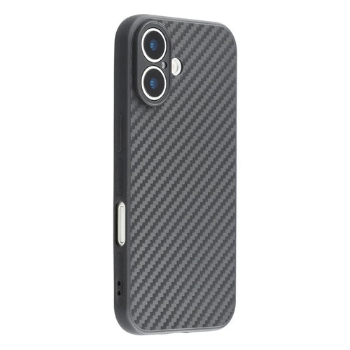 For iPhone 17 Case Flexible TPU Carbon Fiber Texture Shockproof Phone Cover - 1