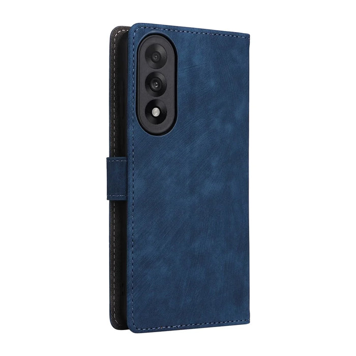 For OnePlus Nord 5 5G / Ace 5 Ultra 5G Case Wallet RFID Blocking PU Leather Phone Cover Stand with Strap - Blue - 7