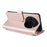 For ZTE Blade A76 5G Case with Shoulder / Wrist Strap Leather Phone Cover Stand Wallet - Pink - 5