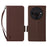 For ZTE Blade A76 5G Case with Wrist Strap Litchi Texture PU Leather Wallet Phone Cover - Brown - 1