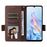 For ZTE Blade A76 5G Case with Wrist Strap Litchi Texture PU Leather Wallet Phone Cover - Brown - 2