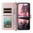 For TCL 60 SE NxtPaper 5G Case with Shoulder / Wrist Strap Leather Phone Cover Stand Wallet - Pink - 3