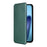 For iPhone Air Case Carbon Fiber Texture Drop-Proof PU Leather Phone Cover - Green - 7