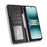For TECNO Spark Go 2 4G / KM4 Leather Case Wallet Stand Retro Texture Phone Cover - Black - 3