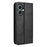 For TECNO Spark Go 2 4G / KM4 Leather Case Wallet Stand Retro Texture Phone Cover - Black - 7