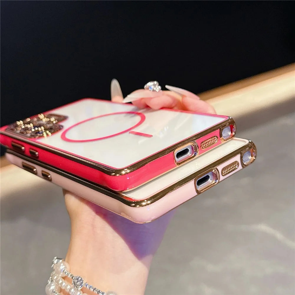 For Samsung Galaxy S25 Ultra Magnetic Case TPU Acrylic Phone Cover with Detachable Lens Frame - Purple - 7