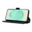 For Samsung Galaxy S25+ Stand Case Cross Texture PU Leather Wallet Phone Cover with Shoulder Strap  /  Makeup Mirror - Black - 4