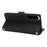 For Sony Xperia 1 IV 5G Stand Case Cross Texture PU Leather Wallet Phone Cover with Shoulder Strap  /  Makeup Mirror - Black - 4