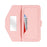 For Sony Xperia 10 VI Stand Case Cross Texture PU Leather Wallet Phone Cover with Shoulder Strap  /  Makeup Mirror - Pink - 5
