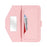 For Google Pixel 8 Stand Case Cross Texture PU Leather Wallet Phone Cover with Shoulder Strap  /  Makeup Mirror - Pink - 5