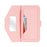 For Google Pixel 9 Pro XL Stand Case Cross Texture PU Leather Wallet Phone Cover with Shoulder Strap  /  Makeup Mirror - Pink - 5