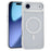 For iPhone Air Magnetic Case Skin Touch TPU Acrylic Phone Back Cover - White - 1