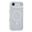 For iPhone Air Magnetic Case Skin Touch TPU Acrylic Phone Back Cover - White - 2