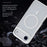 For iPhone Air Magnetic Case Skin Touch TPU Acrylic Phone Back Cover - White - 4