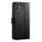 For Samsung Galaxy A05 4G Case Stand Card Holder Wallet Leather Phone Cover - Black - 6