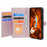 For Samsung Galaxy A06 4G Case with 9 Card Slots PU Leather Stand Phone Cover - Rose Gold - 3
