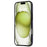 For iPhone 16 Case Logo View Litchi Texture PU Leather Coated PC + TPU Phone Cover - Blue - 3